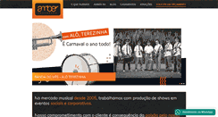 Desktop Screenshot of amberproducoes.com.br