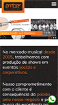 Mobile Screenshot of amberproducoes.com.br